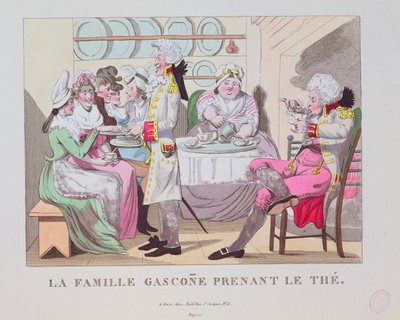 A Family from Gascony Drinking Tea by French School